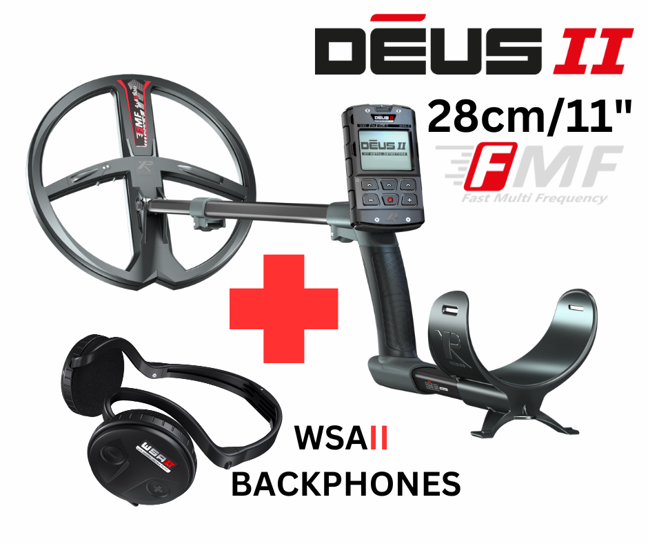 XP Deus II Wireless and waterproof Metal Detector, Australia's most versatile detector.