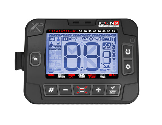 ICON X Detector - Remote control, ICON 11" FMF Coil, S-Telescopic Carbon Lite Stem