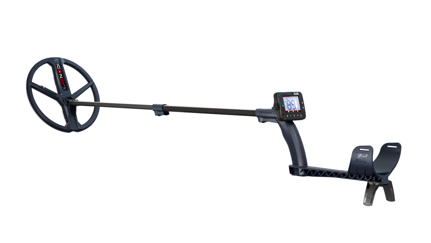 ICON X Detector - Remote control, ICON 11" FMF Coil, WSA ST Headphones, S-Telescopic Carbon Lite Stem